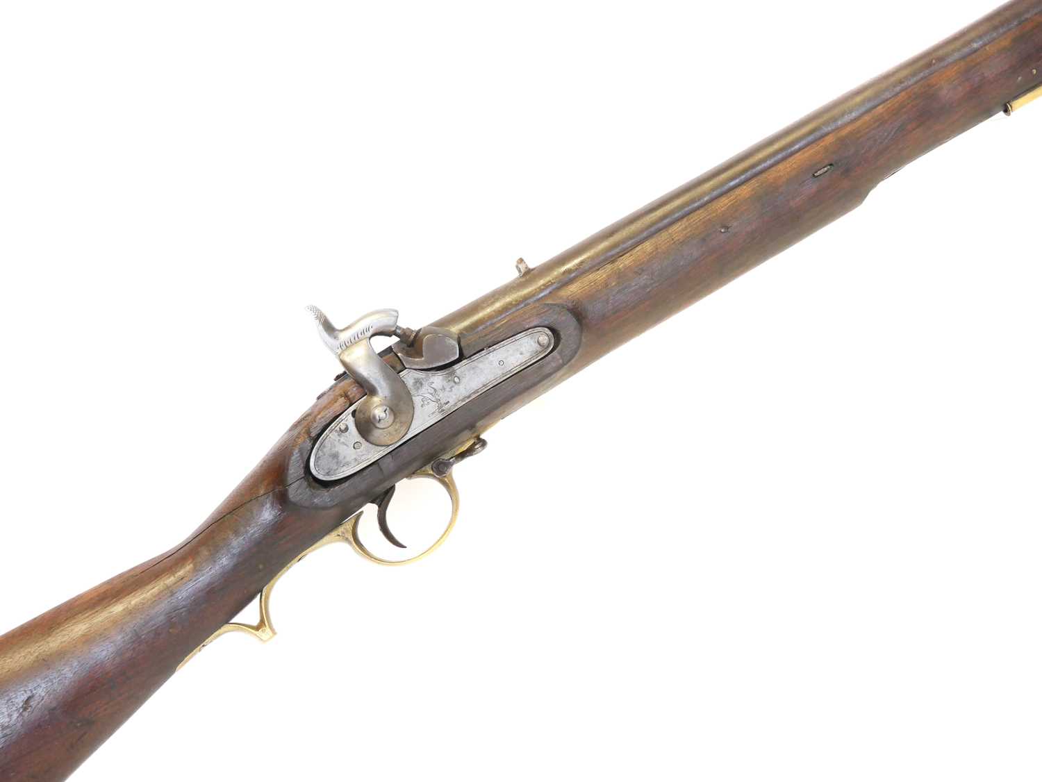 Lot 28 - East India Company pattern D type 3 musket, 39...