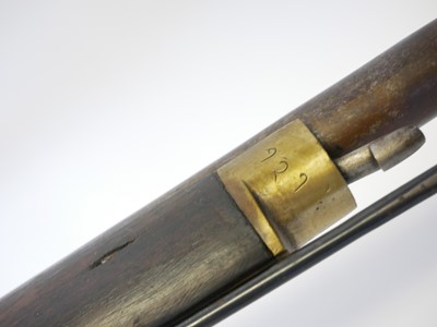 Lot 28 - East India Company pattern D type 3 musket, 39...