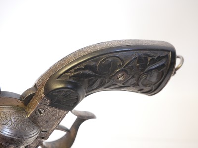 Lot 16 - Scholberg, Gadet fully engraved silver plated...