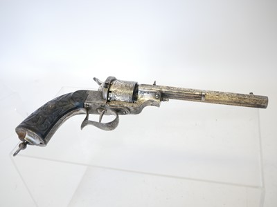 Lot 16 - Scholberg, Gadet fully engraved silver plated...