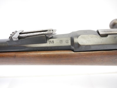 Lot 37 - French Gras M.12874 11mm bolt action rifle,...