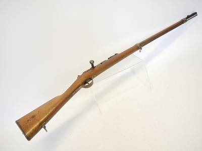 Lot 37 - French Gras M.12874 11mm bolt action rifle,...