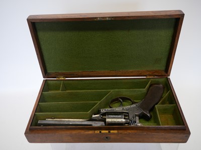 Lot 12 - Cased Deane, Harding and Deane 54 bore second...