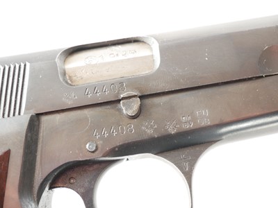 Lot 95 - Deactivated 9mm FN Browning High Power semi...