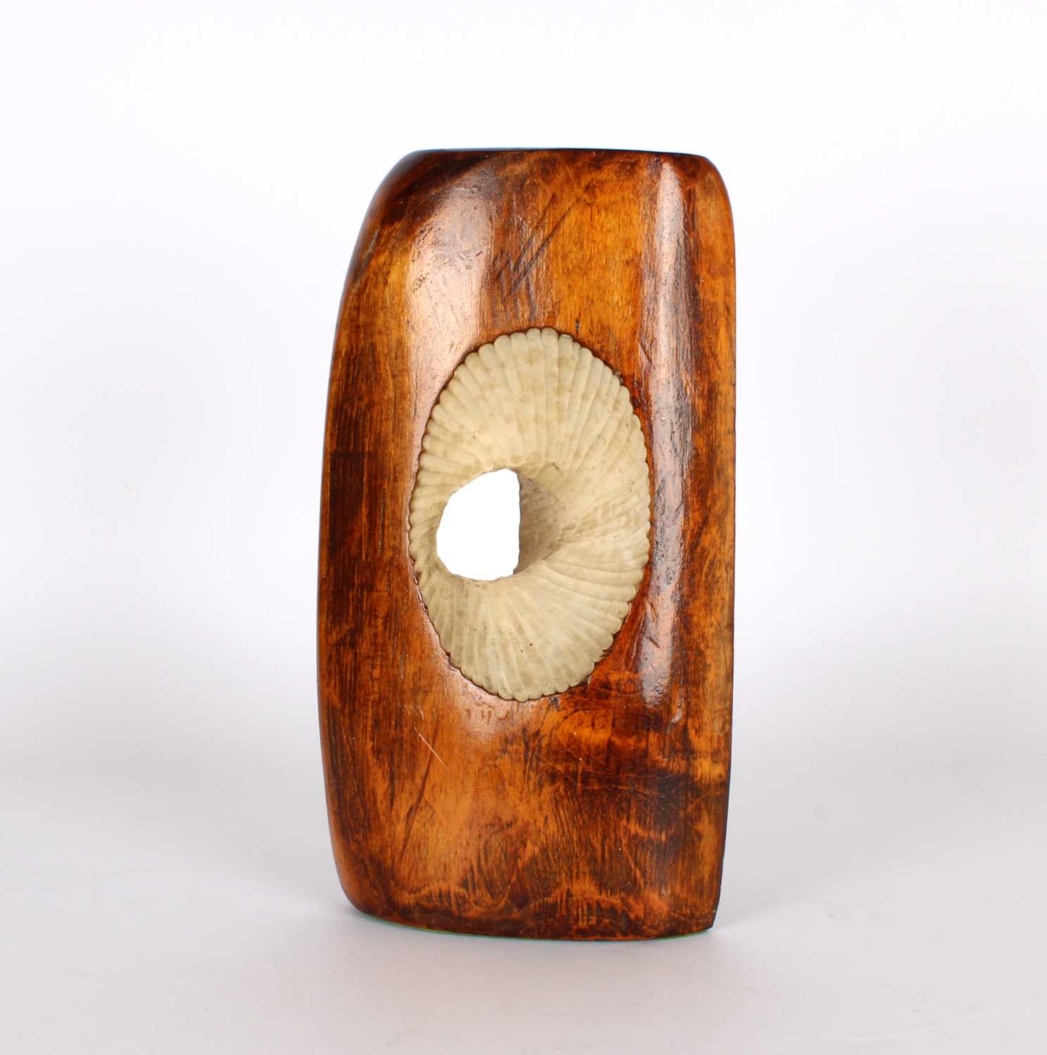 Lot 157 - Contemporary Carved Wooden Abstract Sculpture