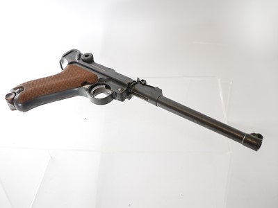 Lot 113 - Deactivated German WWI DWM Artillery Luger 9mm...