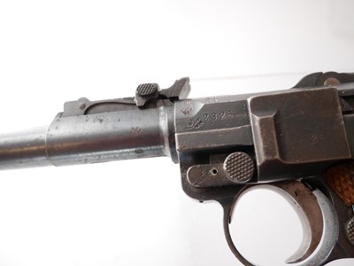 Lot 113 - Deactivated German WWI DWM Artillery Luger 9mm...