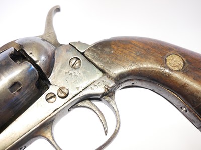 Lot 51 - Belgian percussion pocket revolver, serial...