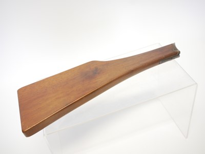 Lot 160 - Luger shoulder stock, numbered 1885.