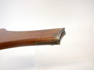 Lot 160 - Luger shoulder stock, numbered 1885.