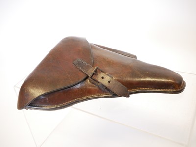 Lot 167 - WWI Luger PO8 Luger holster, dated 1916 and...