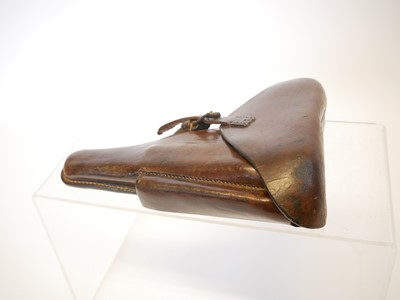 Lot 167 - WWI Luger PO8 Luger holster, dated 1916 and...