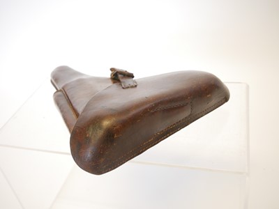 Lot 167 - WWI Luger PO8 Luger holster, dated 1916 and...