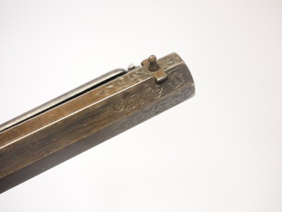 Lot 49 - Engraved .54 bore Tranter percussion revolver,...