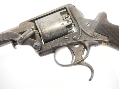 Lot 49 - Engraved .54 bore Tranter percussion revolver,...