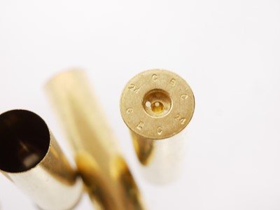 Lot 760 - 24 gauge brass cases, 72 x with Berdan primer...