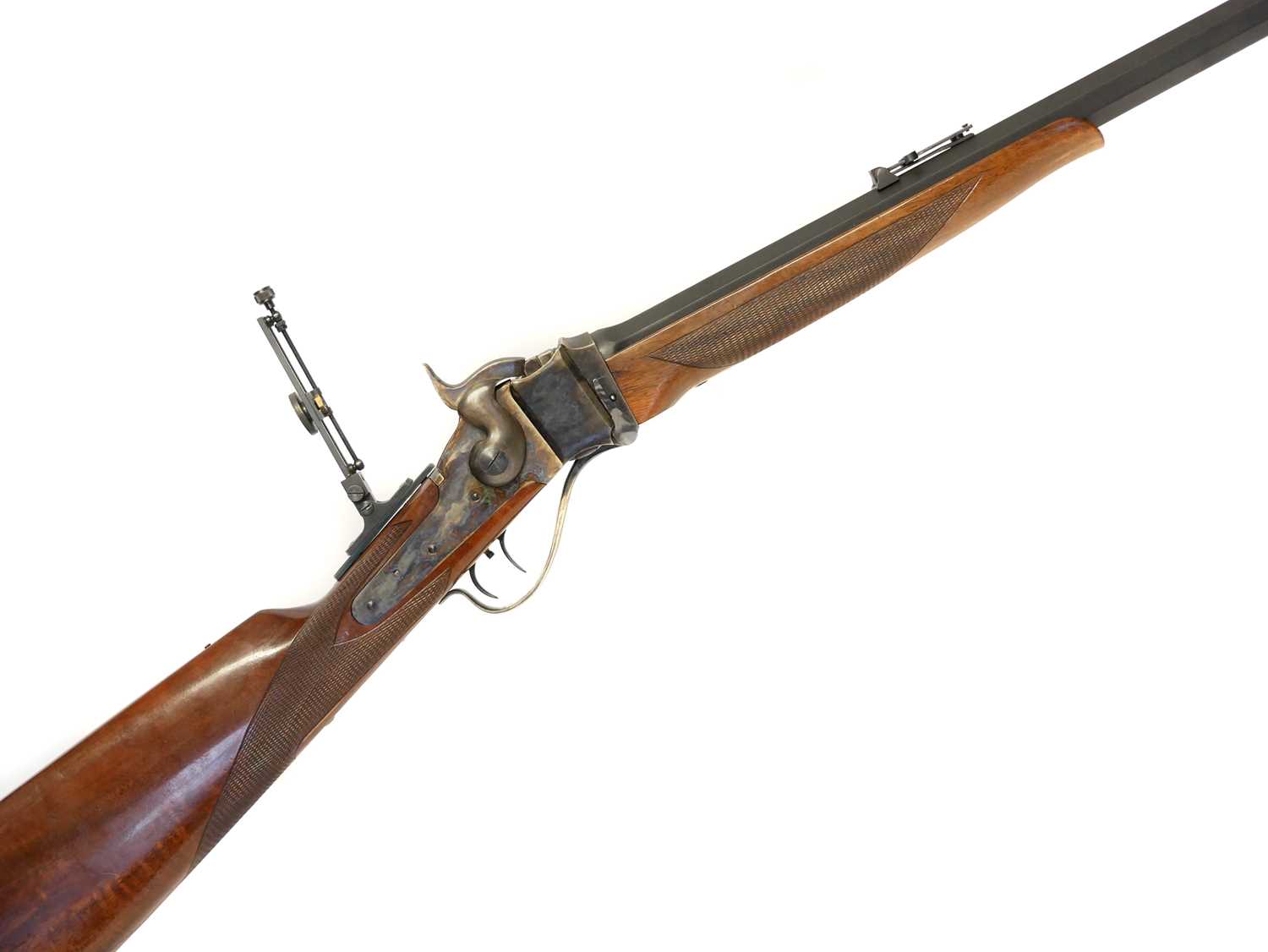Lot 624 - Pedersoli Sharps 45-70 falling block rifle,...