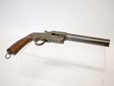 Lot German WWI flare pistol serial 23093, 9inch...