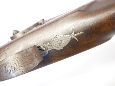 Lot W. Wheatcroft of Oldham, percussion 10 bore...