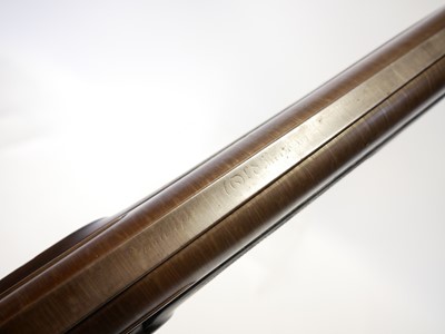 Lot W. Wheatcroft of Oldham, percussion 10 bore...