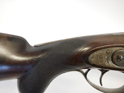 Lot W. Wheatcroft of Oldham, percussion 10 bore...