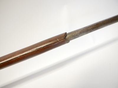Lot 57 - Indian matchlock musket, approximately 20 bore,...