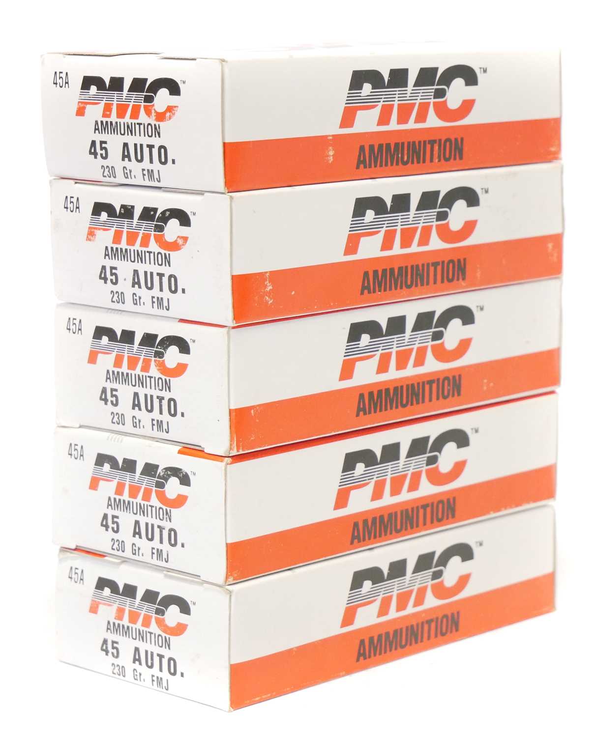 Lot 748 - PMC .45 Auto ammunition, 250 rounds with 230...