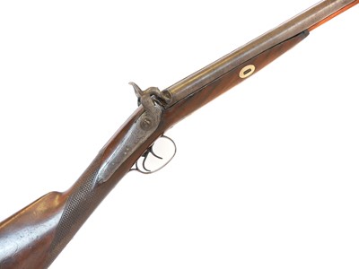 Lot 141 - Mortimer 16 bore percussion side-by-side...