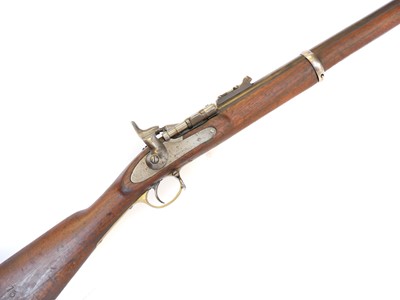 Lot 124 - Enfield Snider .577 rifle, shortened 27inch...