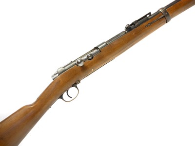Lot 100 - Mauser 71/84 11mm bolt action rifle, serial...