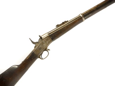 Lot 132 - Remington 50-70 New York State rolling block...