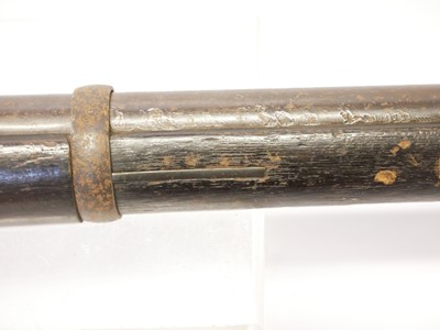 Lot 91 - US Trapdoor Springfield 50-70 rifle, 32inch...