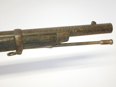 Lot 91 - US Trapdoor Springfield 50-70 rifle, 32inch...