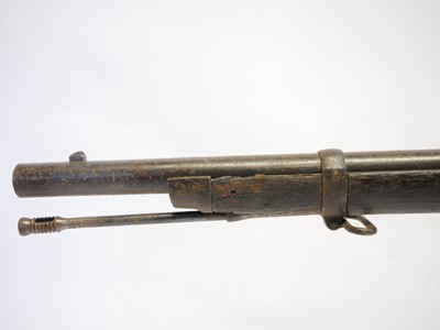 Lot 91 - US Trapdoor Springfield 50-70 rifle, 32inch...