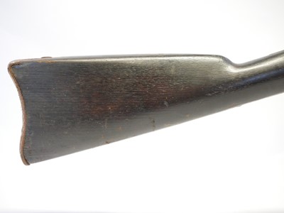 Lot 91 - US Trapdoor Springfield 50-70 rifle, 32inch...
