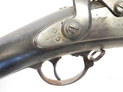 Lot 91 - US Trapdoor Springfield 50-70 rifle, 32inch...