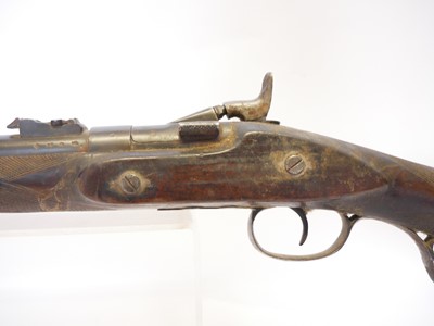 Lot 87 - G.C. and A Lord .577 Snider carbine, 21.5inch...