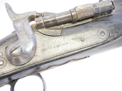 Lot 87 - G.C. and A Lord .577 Snider carbine, 21.5inch...