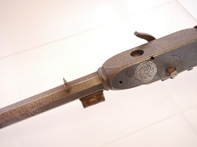 Lot 70 - The major parts of an 80 bore air rifle,...