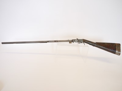 Lot 70 - The major parts of an 80 bore air rifle,...