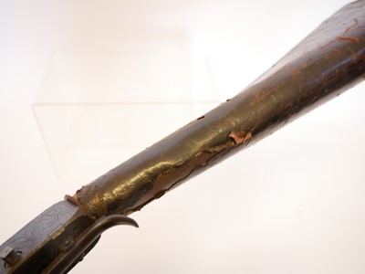 Lot 70 - The major parts of an 80 bore air rifle,...