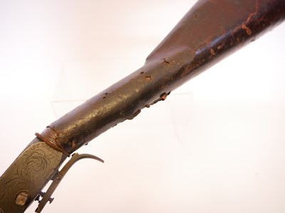 Lot 70 - The major parts of an 80 bore air rifle,...