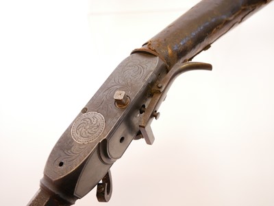 Lot 70 - The major parts of an 80 bore air rifle,...