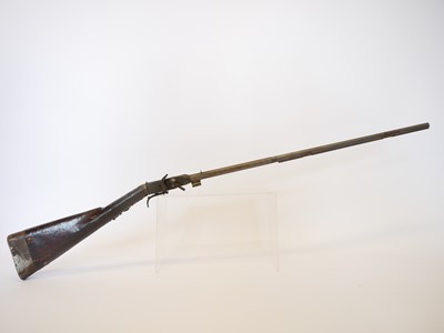 Lot 70 - The major parts of an 80 bore air rifle,...
