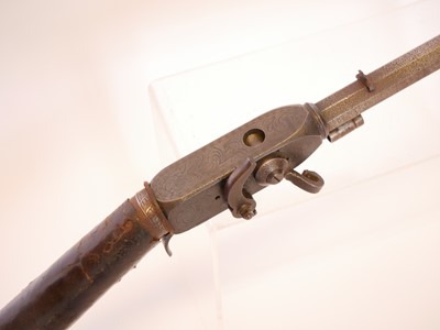 Lot 70 - The major parts of an 80 bore air rifle,...