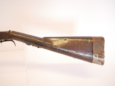 Lot 70 - The major parts of an 80 bore air rifle,...