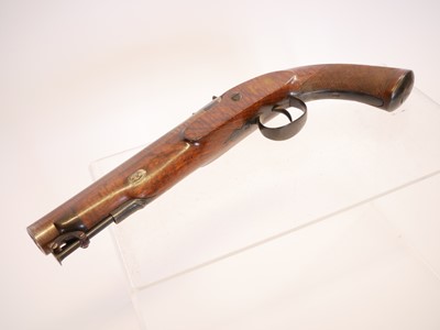 Lot 4 - A. Tatham .750 percussion holster pistol,...