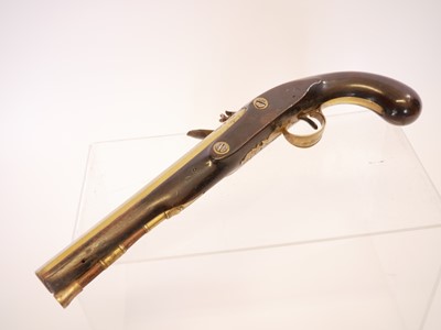 Lot 7 - Ketland and Co. 28 bore flintlock pistol,...