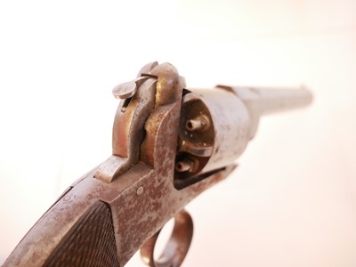 Lot 37 - Bentley type 50 bore percussion revolver, no...
