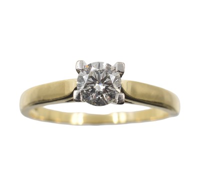 Lot 68 - An 18ct diamond solitaire ring